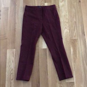 Maroon White House Black Market Pants